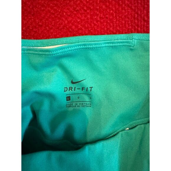 Nike Women's Dri-Fit Compression Shorts Teal Green Size L - Picture 7 of 11